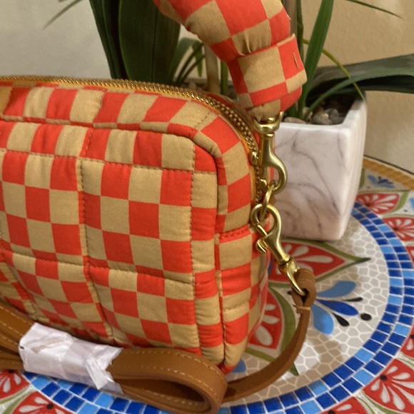 Clare V.. Lucie Quilted Checker Crossbody Bag - Picture 11 of 13